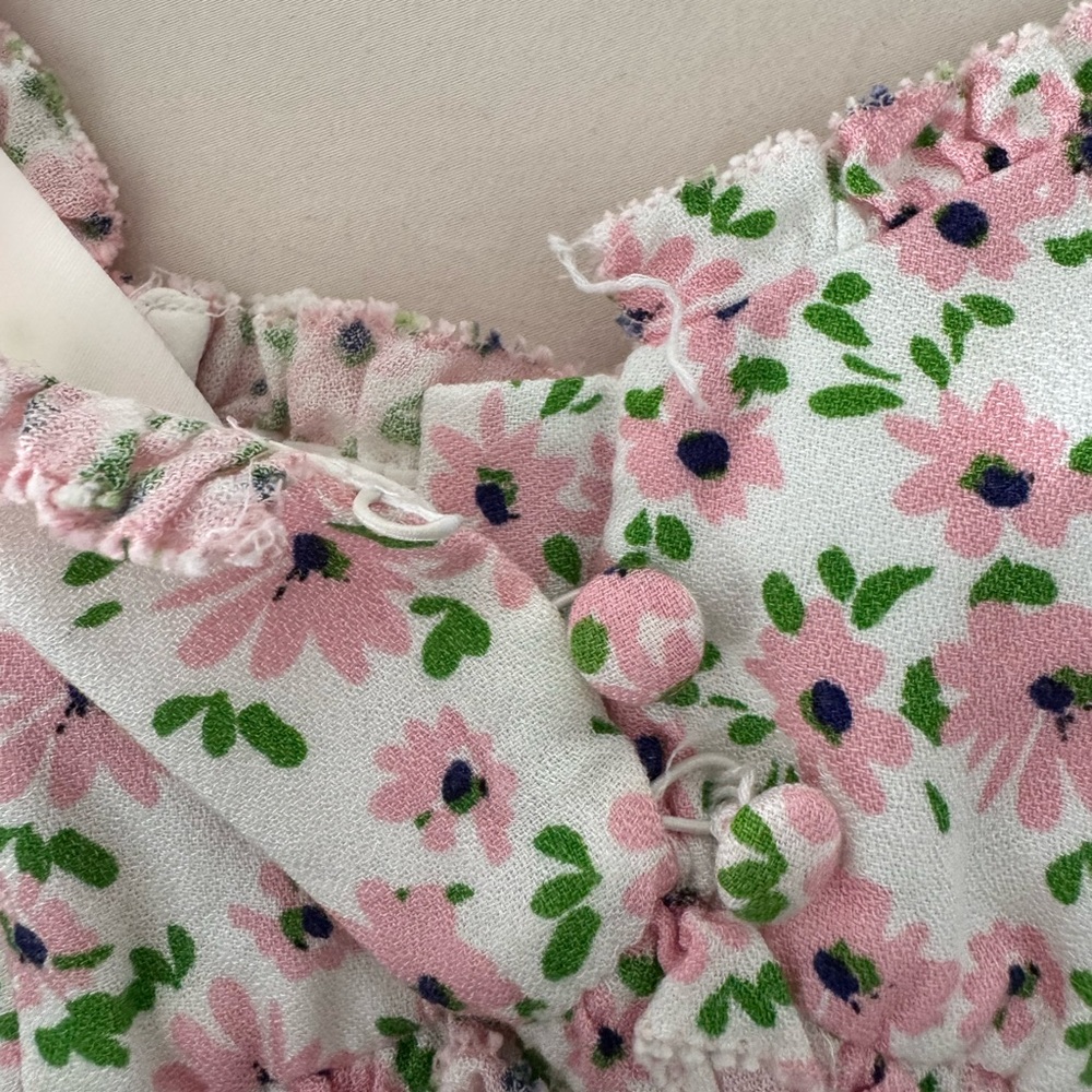 Alice + Olivia Pink and Green Floral top and skirt set - Picture 7 of 13